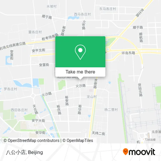 八公小店 map