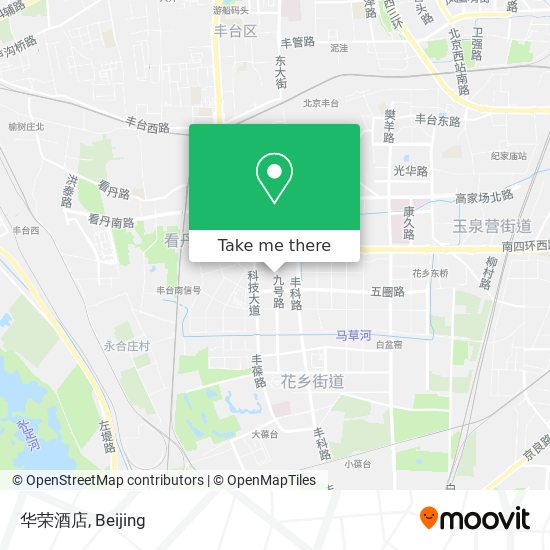 华荣酒店 map