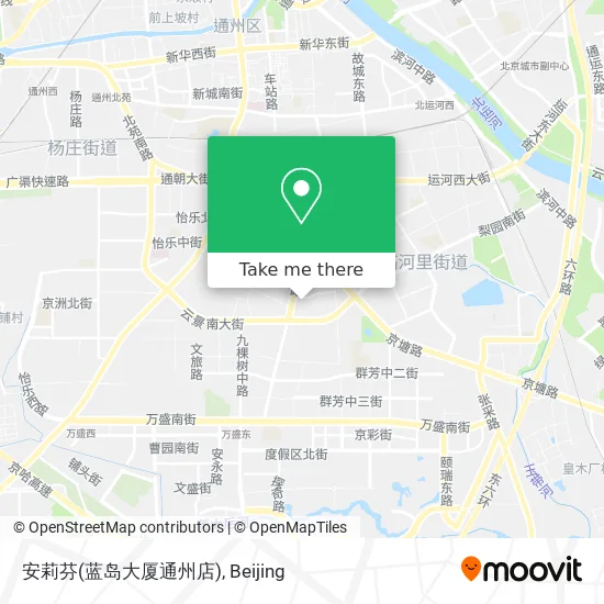 安莉芬(蓝岛大厦通州店) map