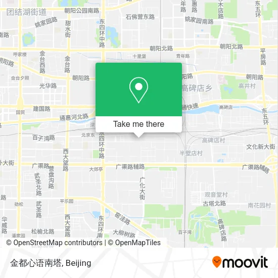 金都心语南塔 map