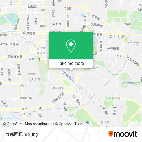 京都网吧 map