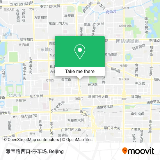 雅宝路西口-停车场 map