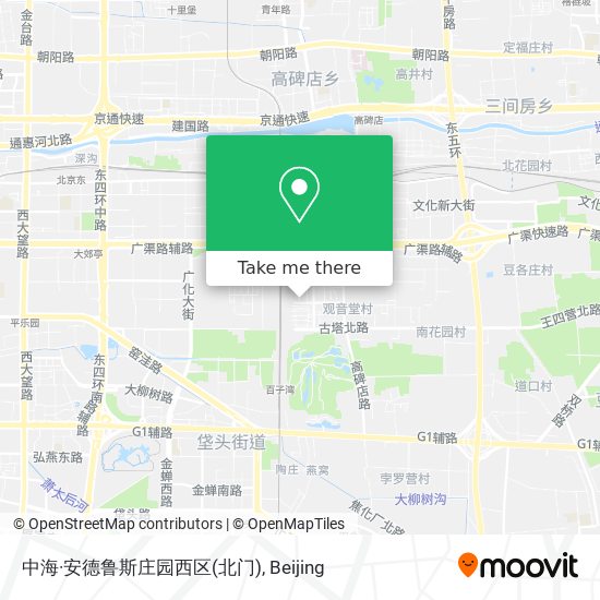 中海·安德鲁斯庄园西区(北门) map