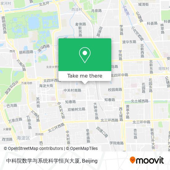 中科院数学与系统科学恒兴大厦 map