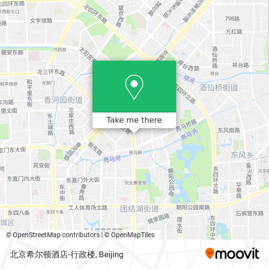 北京希尔顿酒店-行政楼 map