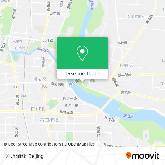 左堤辅线 map