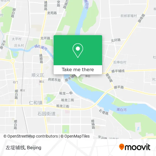 左堤辅线 map
