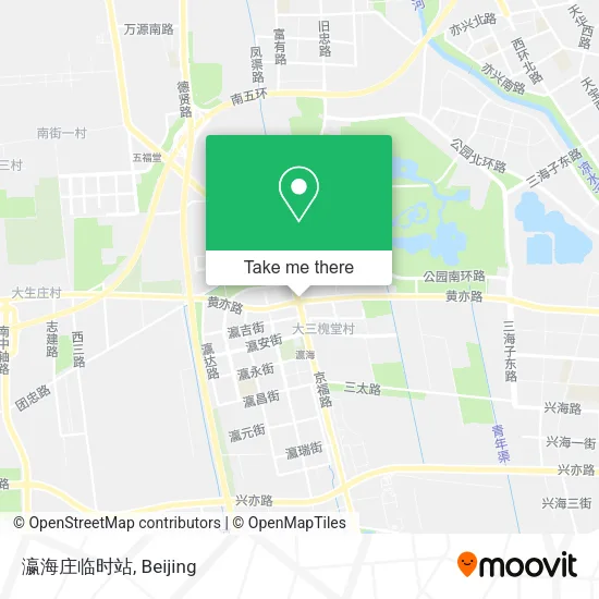 瀛海庄临时站 map