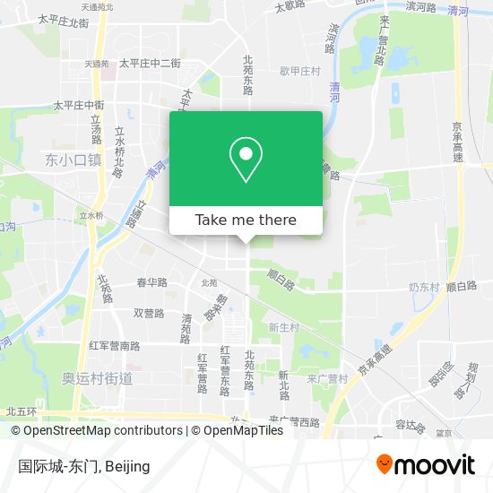 国际城-东门 map
