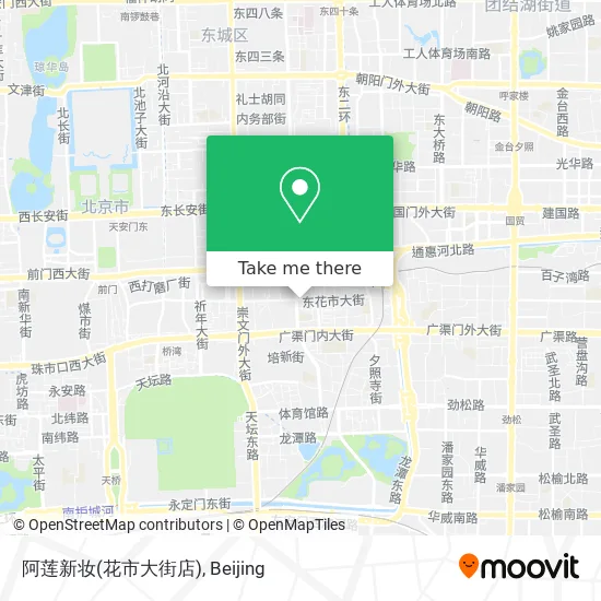阿莲新妆(花市大街店) map
