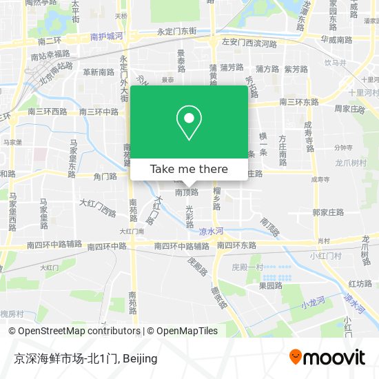 京深海鲜市场-北1门 map