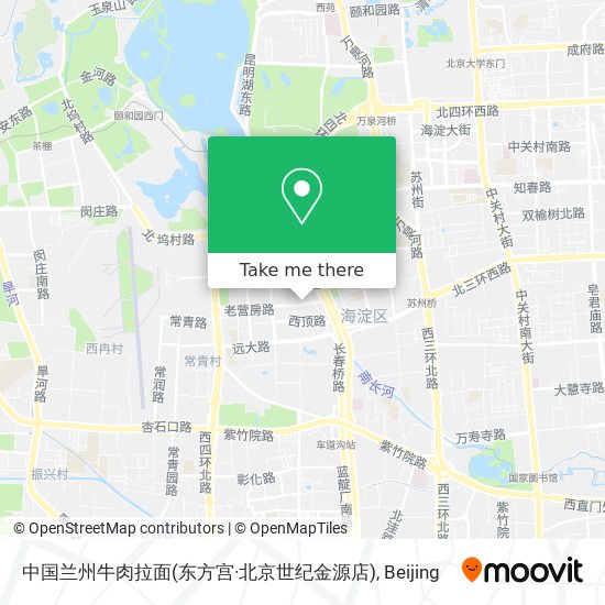 中国兰州牛肉拉面(东方宫·北京世纪金源店) map