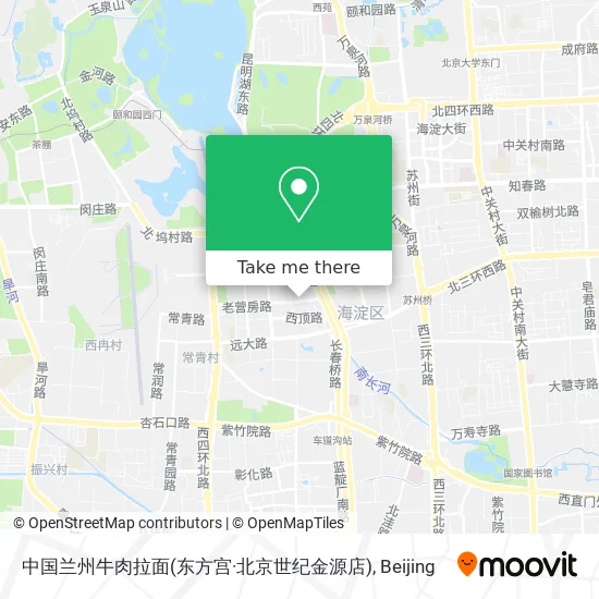 中国兰州牛肉拉面(东方宫·北京世纪金源店) map