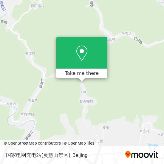 国家电网充电站(灵慧山景区) map