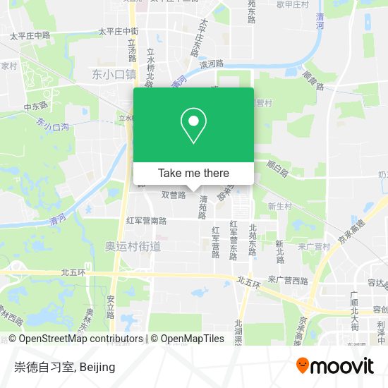 崇德自习室 map