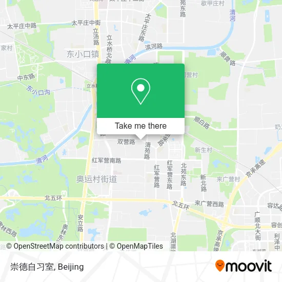 崇德自习室 map
