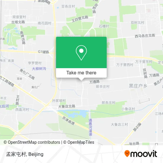 孟家屯村 map