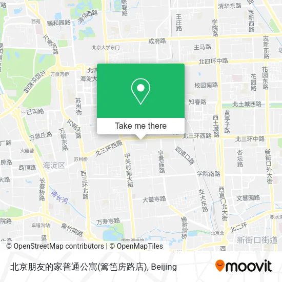 北京朋友的家普通公寓(篱笆房路店) map
