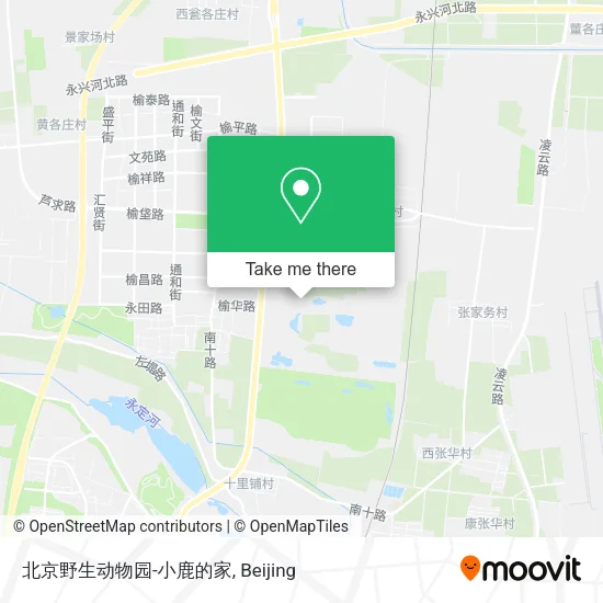 北京野生动物园-小鹿的家 map