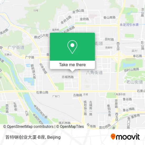 首特钢创业大厦-B座 map