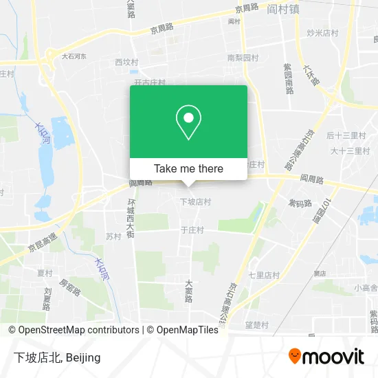 下坡店北 map