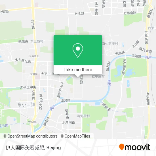 伊人国际美容减肥 map