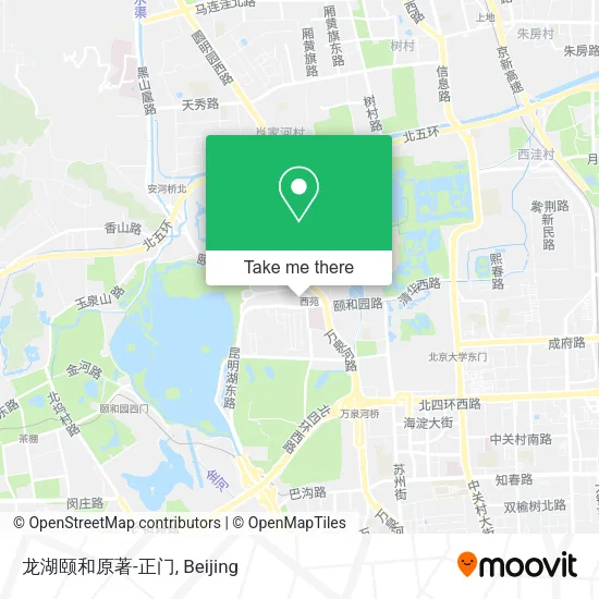 龙湖颐和原著-正门 map