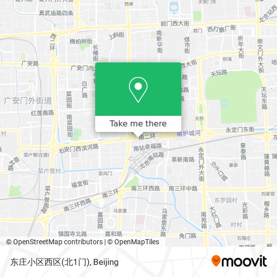东庄小区西区(北1门) map