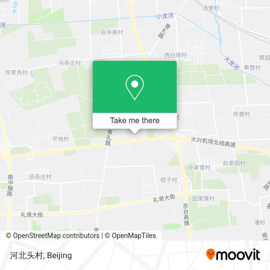 河北头村 map