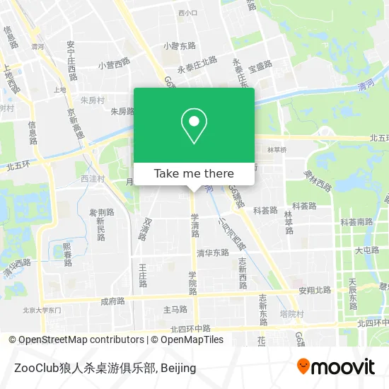 ZooClub狼人杀桌游俱乐部 map