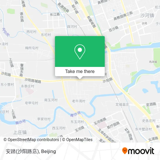 安踏(沙阳路店) map
