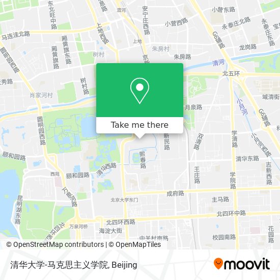 清华大学-马克思主义学院 map