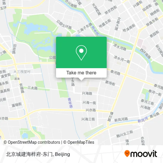 北京城建海梓府-东门 map