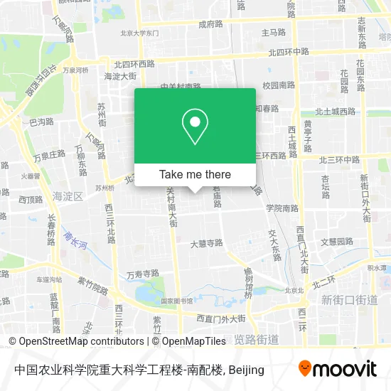 中国农业科学院重大科学工程楼-南配楼 map