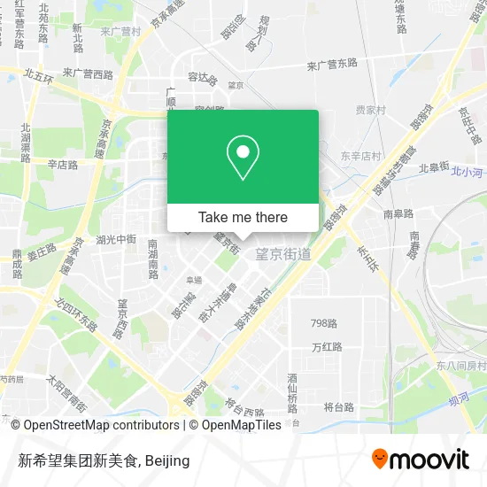 新希望集团新美食 map