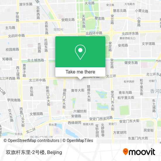 双旗杆东里-2号楼 map