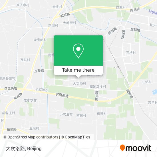 大次洛路 map