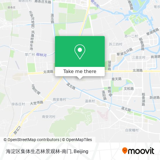 海淀区集体生态林景观林-南门 map