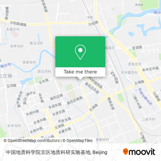 中国地质科学院京区地质科研实验基地 map