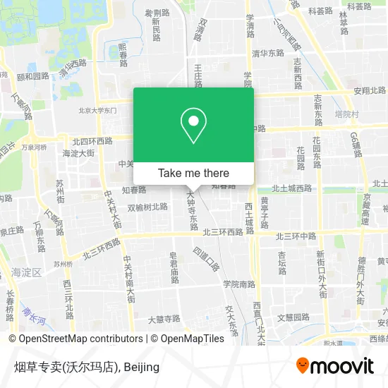 烟草专卖(沃尔玛店) map