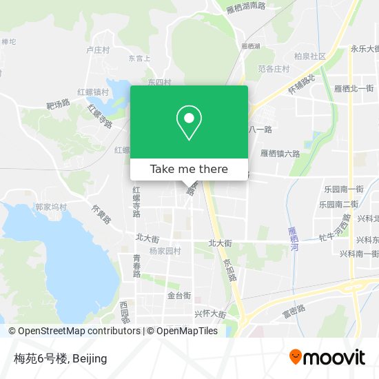 梅苑6号楼 map