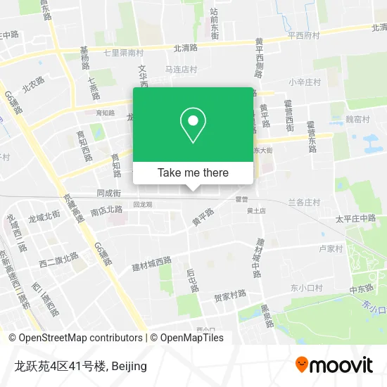 龙跃苑4区41号楼 map