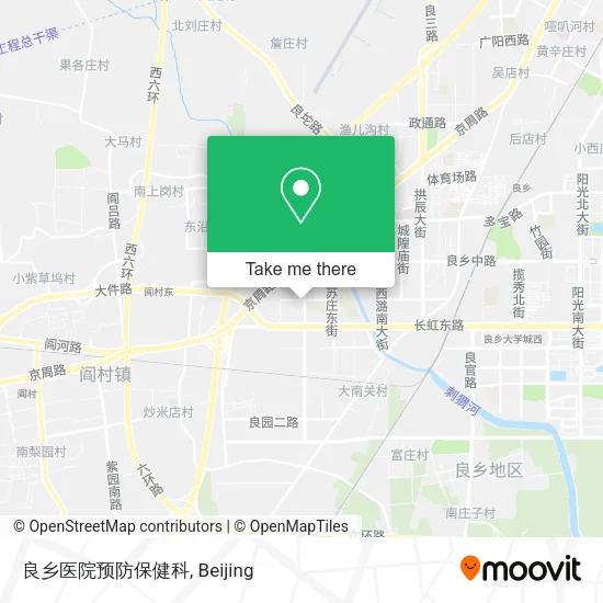 良乡医院预防保健科 map