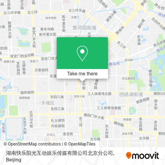 湖南快乐阳光互动娱乐传媒有限公司北京分公司 map