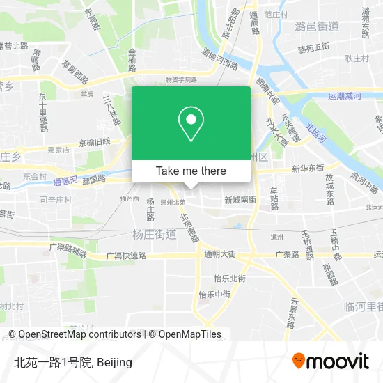 北苑一路1号院 map