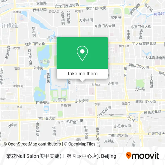 梨花Nail Salon美甲美睫(王府国际中心店) map