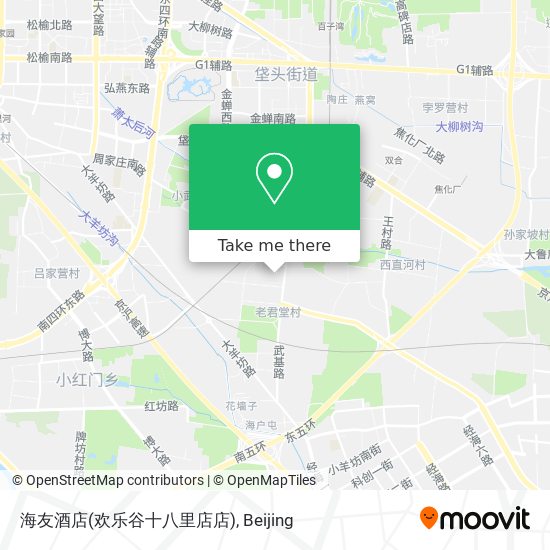 海友酒店(欢乐谷十八里店店) map