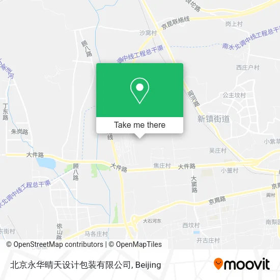 北京永华晴天设计包装有限公司 map