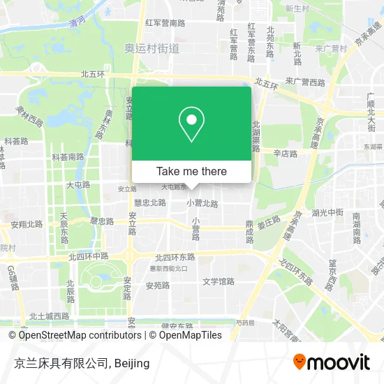 京兰床具有限公司 map