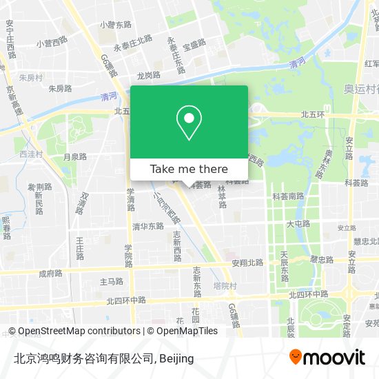 北京鸿鸣财务咨询有限公司 map